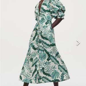 Johanna Ortiz x H&M Linen-blend Dress Size S